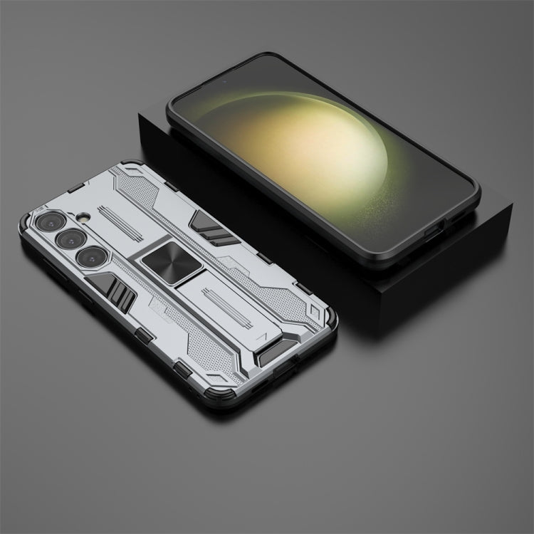 Samsung Galaxy S24+ 5G Supersonic Armor PC Hybrid TPU Phone Case showcasing its sleek design and durable material.